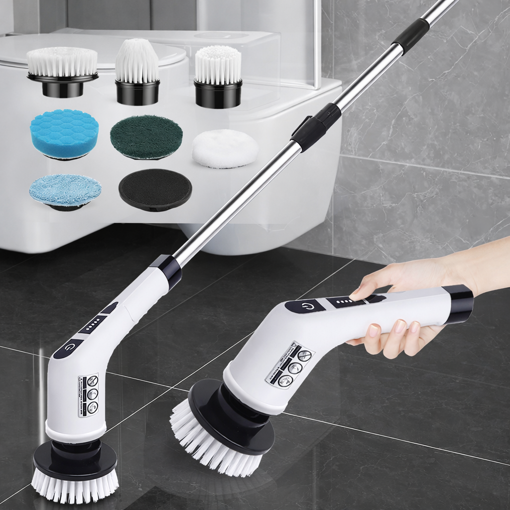 Brosse électrique sans fil 7-en-1 – Nettoyage cuisine & salle de bain