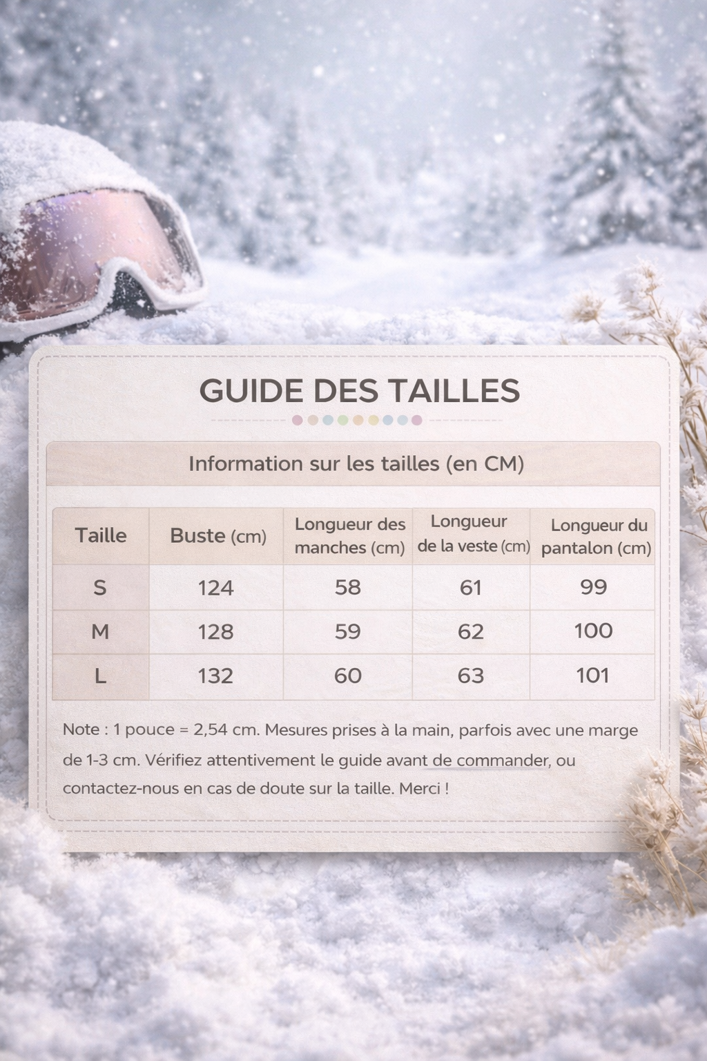 Ensemble d’hiver femme ultra chaud – Veste zippée + Pantalon confortable