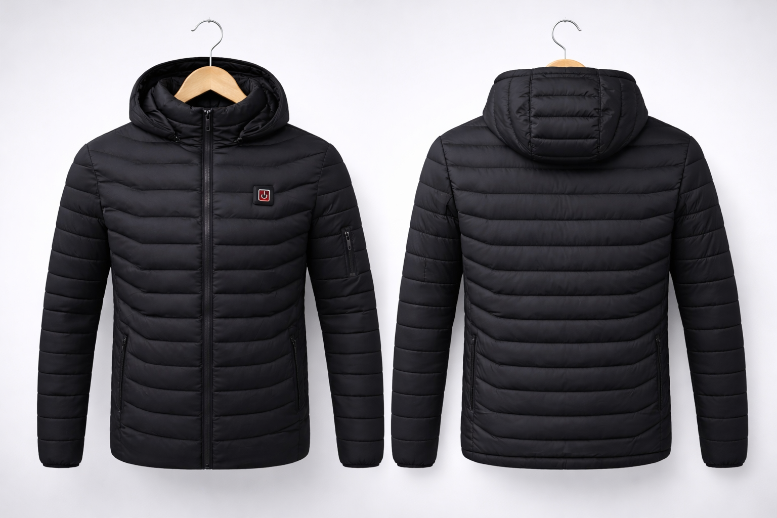 Veste Chauffante Homme USB – Doudoune Hiver Chaude et Imperméable