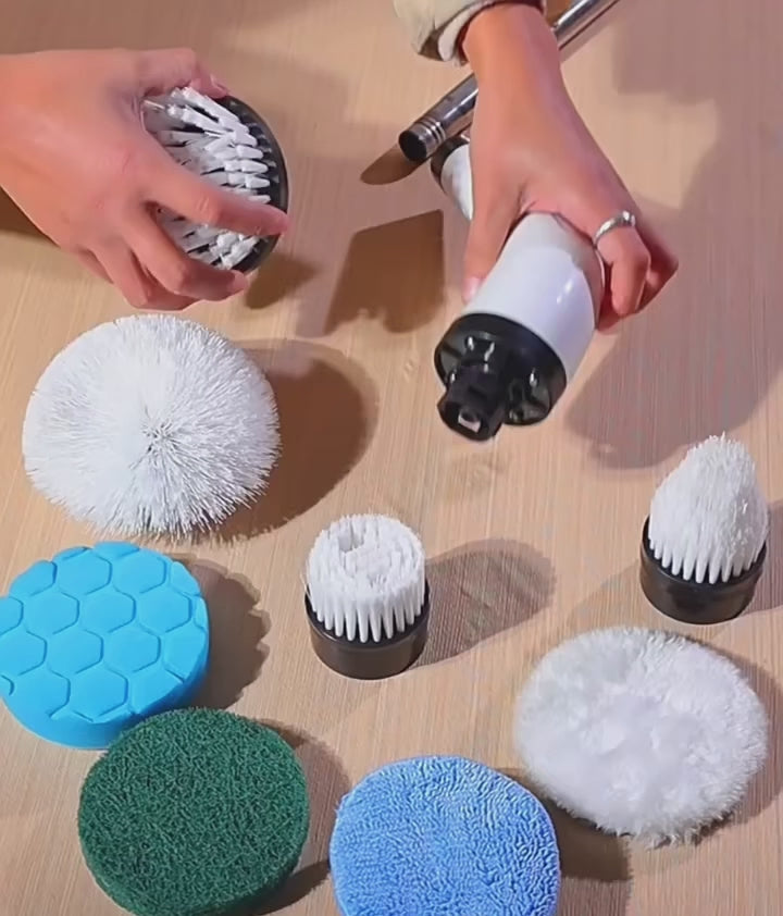 Brosse électrique sans fil 7-en-1 – Nettoyage cuisine & salle de bain